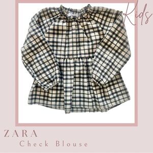 ZARA Kids Check Blouse